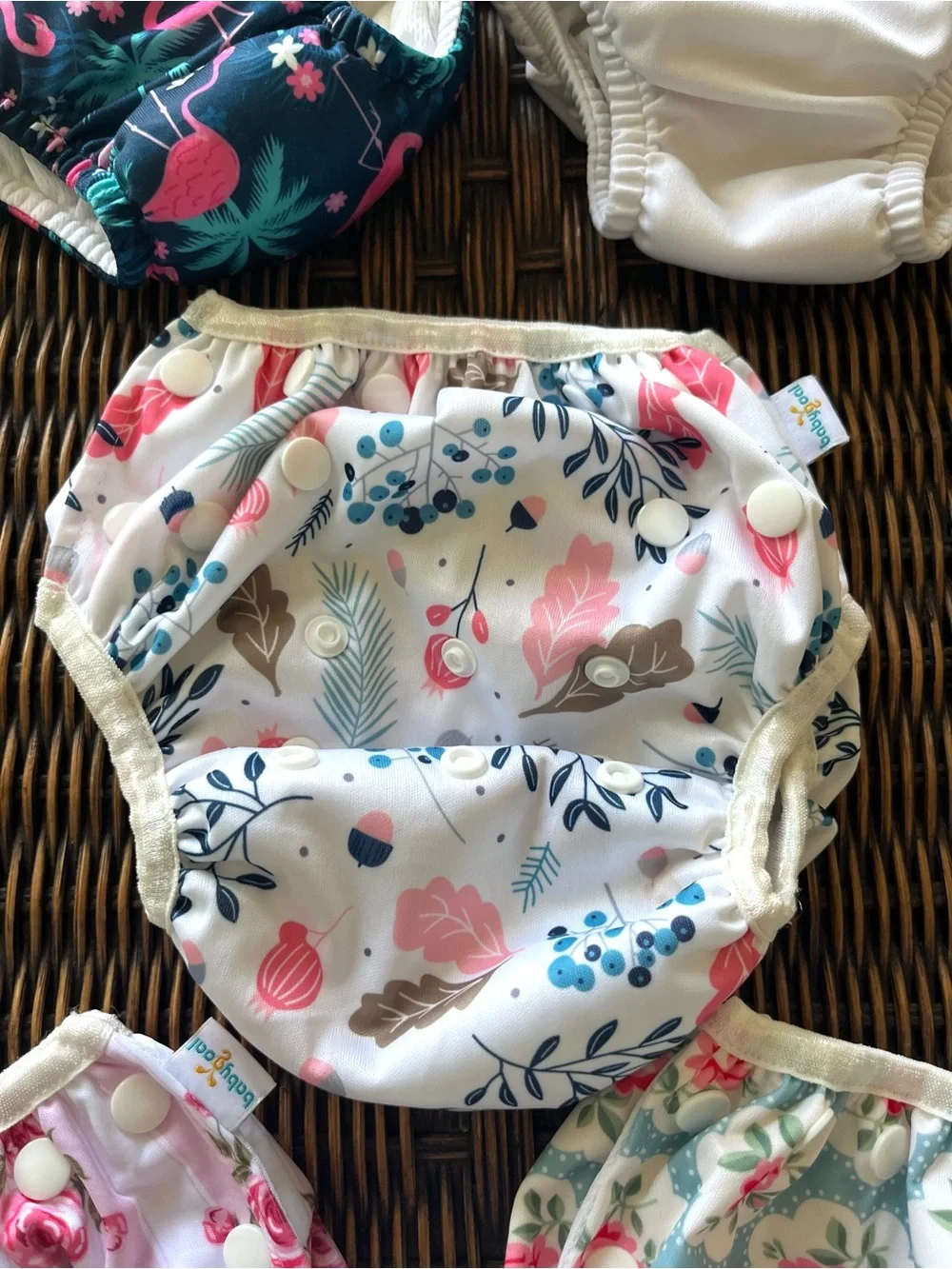 Set of 5 NWOT Cloth Swim Diapers